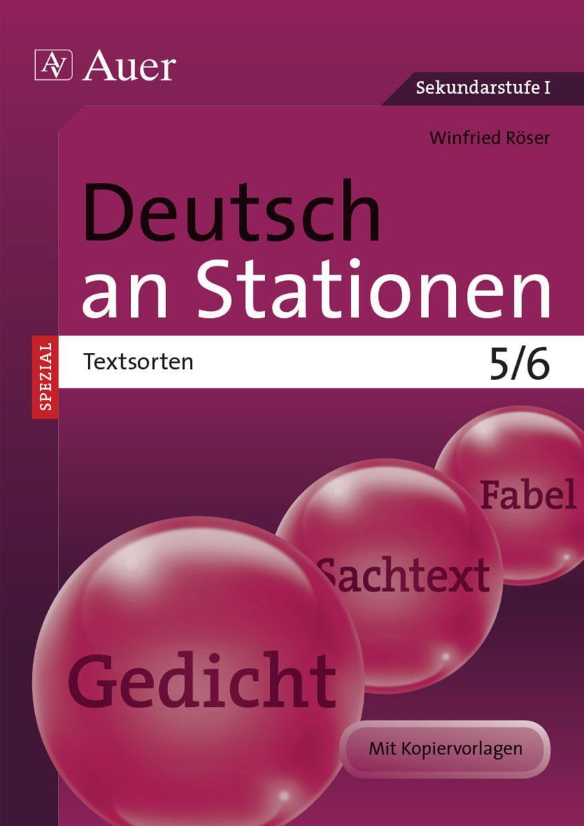 Thumbnail - Deutsch An Stationen Spezial Textsorten 5-6, Winfried Röser