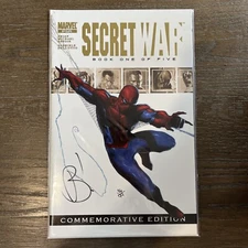 Secret War Book 1 Spider-Man Commemorative Edition Gold Foil SIGNED Bendis w COA