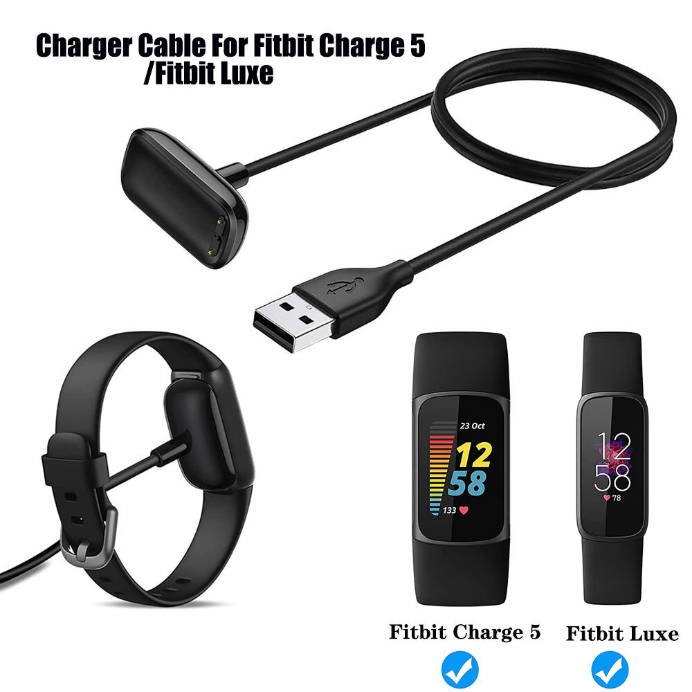 USB Magnetic Fast Charging Charger Cable For Fitbit Luxe