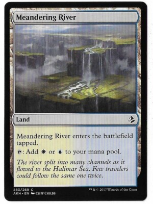 MTG Meandering River Amonkhet (AKH) Common Magic Card #283/269 Unplayed