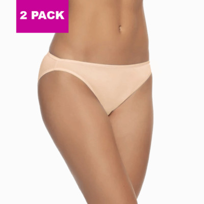 2-Pack Felina So Smooth Modal Low Rise Bikini 601P, Various size and colors, NWT