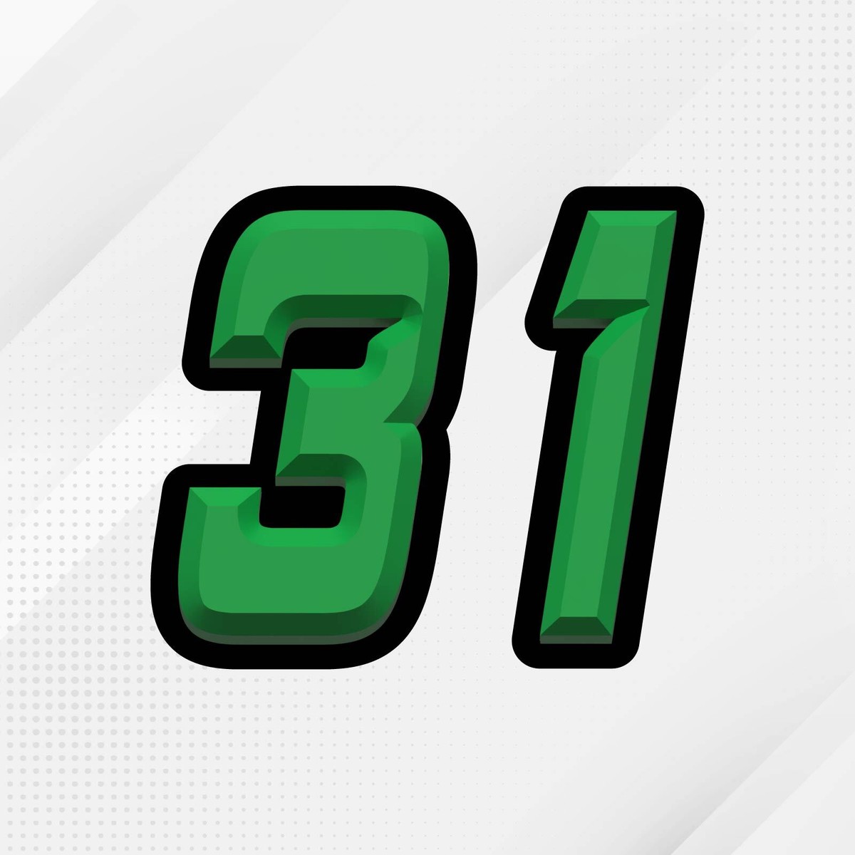 3 x Custom Number Stickers Vinyl S15 For NINJA ZX-14R Panigale V4