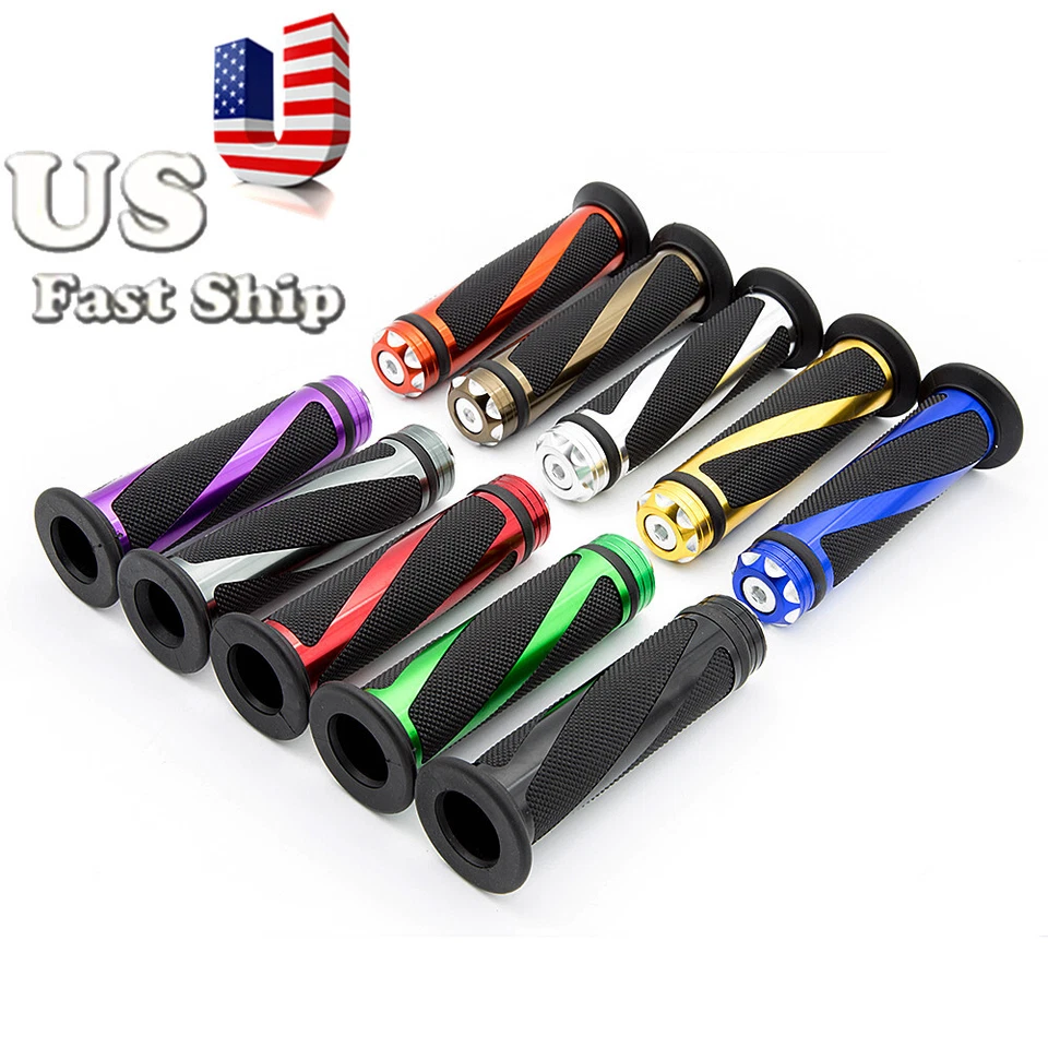 For Suzuki RF 600 R 1993-1996 CNC Short Brake Clutch Lever+Handleb Grips Blue - Image 4 of 4