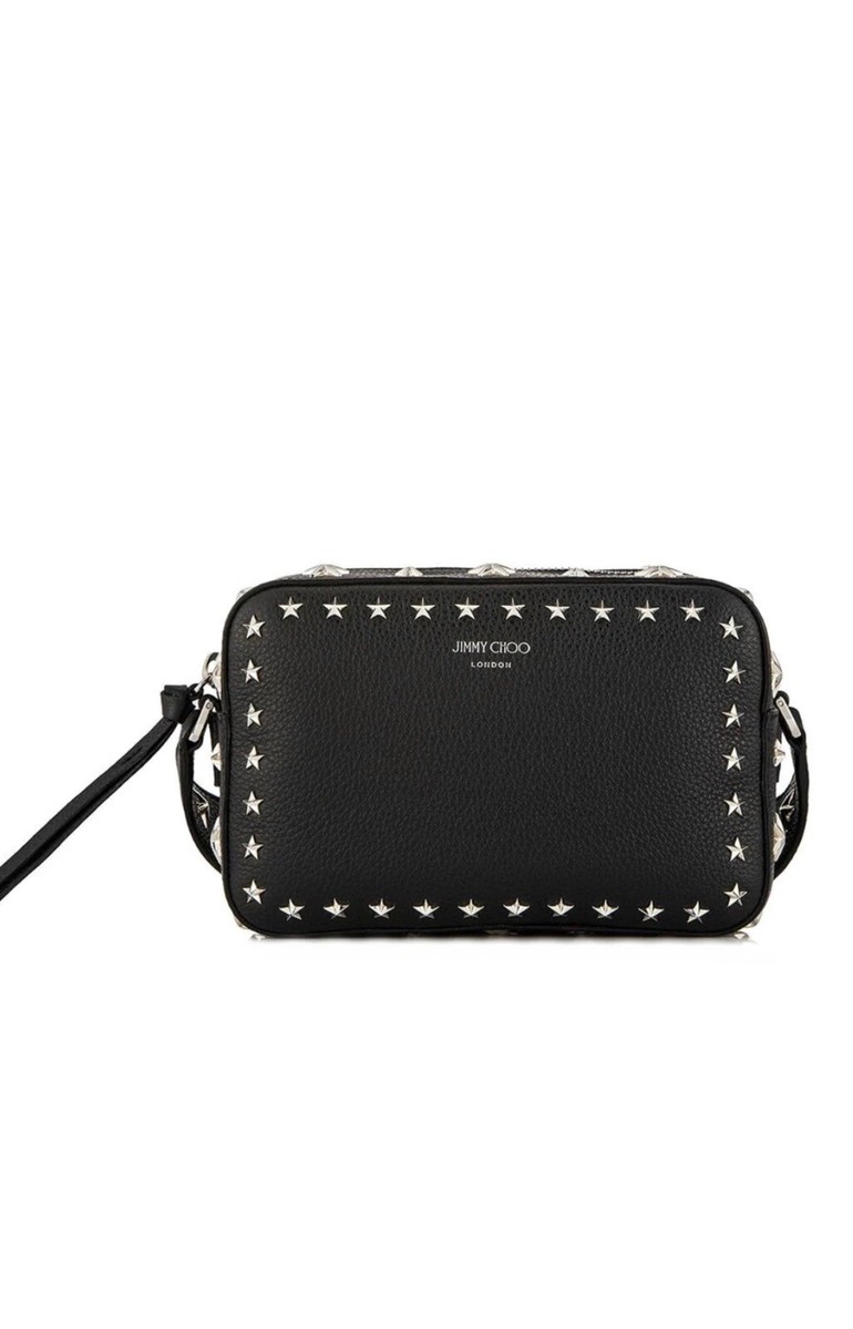 専用品JIMMY CHOO PEGASI BLACK CAMERA BAG Jimmy Choo Pegasi star stud-embellishment camera bag | eBay