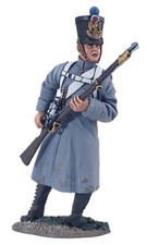 W Britain Set 36093, Napoleonic 105th French Line Infantry Fusilier In Greatcoat