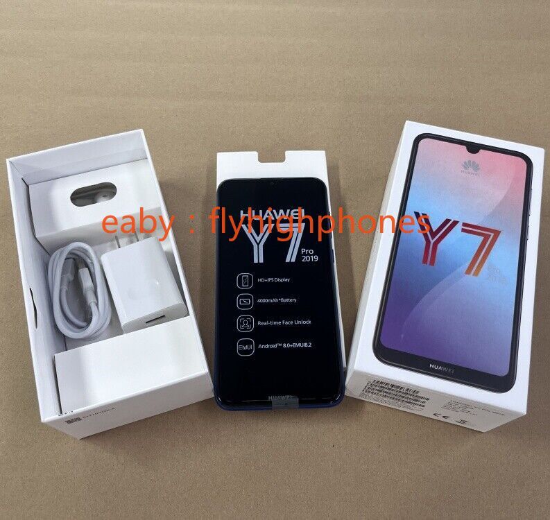 Unlocked Huawei Y7 Pro (2019) Octa-core Dual SIM 4GB+128GB New