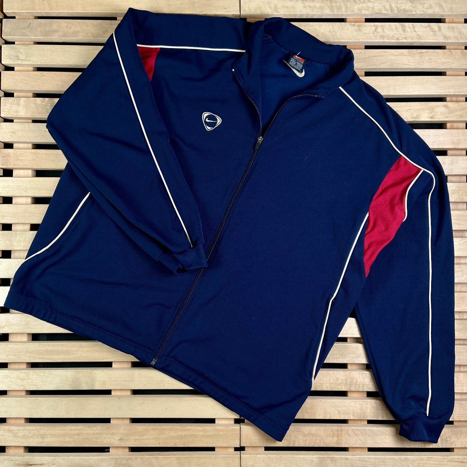 Nike Vintage Team Mens Bomber Jacket Size XL