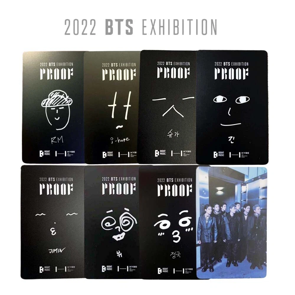 BTS PROOF EXHIBITION IN SEOUL JIN LUCKYDRAW PHOTOCARD
