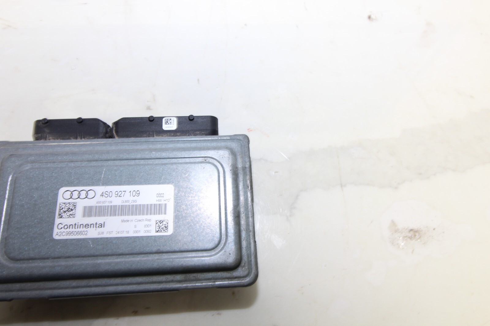 17-21 AUDI R8 V10 PLUS RWS OEM TRANSMISSION CONTROL MODULE 7 SPEED 4S0927109