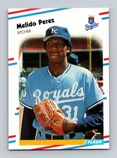 Melido Perez 1988 Fleer Rookie RC #265 (3) Mixed Brand NM-MT or Better