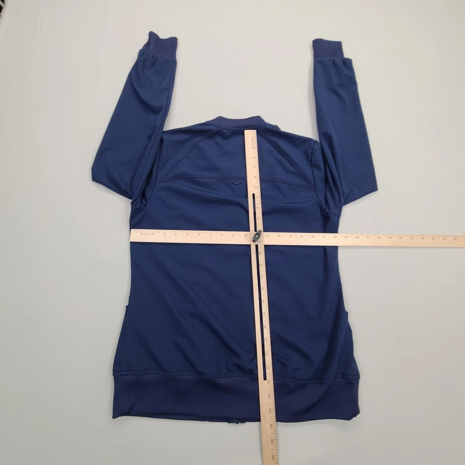 Dickies Jacket Womens Small Blue Navy Medical WorkWear Athletic Expired Ladies - Image 3 of 4