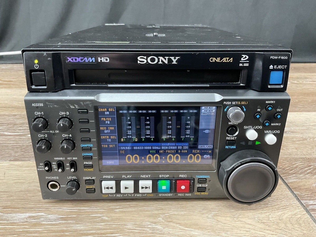 SONY XDCAM PDW-F1600 使用時間極小 Laser37h ソニー SONY XDCAM