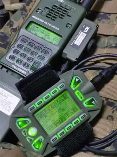 US Ware! HARRIS TCA PRC 152A Funkgerät 15W Metall VHF UHF KDU Tastatur Anzeigeeinheit - Bild 4 von 26