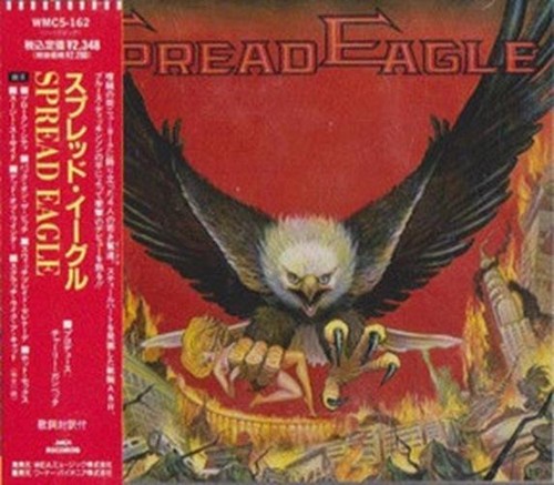 Spread Eagle - S/T Same CD 1990 JAPAN OBI ORG. VERY RARE WMC5-162