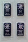(4) - 1 oz. .999 Silver Bars SUNSHINE Mint Sealed