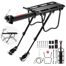 Mountainbike Gep&auml;cktr&auml;ger Fahrrad Gep&auml;cktr&auml;ger Universal Aluminium Schwarz