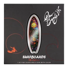 2023 Solomon Drew Brophy Surfboard The Enforcer 1oz Silver PAMP Suisse Mint 3000