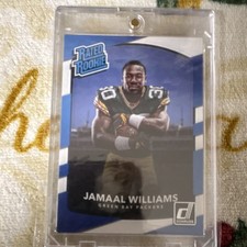 2017 Panini Donruss Jamaal Williams #317 Rated Rookie NFL Card Green Bay Packers. rookie card picture