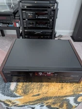 Sony TC-WR99ES Dual Stereo Cassette Deck Player Tested mint condition Working