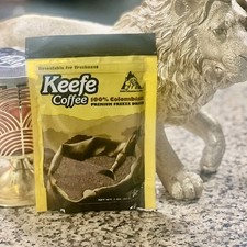 Keefe 100 Colombian Coffee 3oz Freeze Dried Strong Instant Energy Boost Fresh