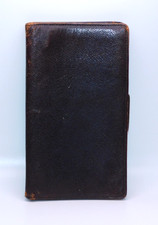 Genuine Leather Vintage Rolf's Vintage Bi-Fold Wallet Checkbook Holder Pocket