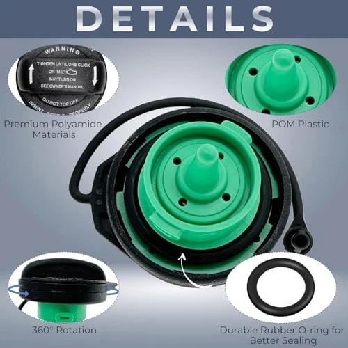 Gas Cap 5C0-201-550-T for Audi A4 A5 Q5 2009–2016, S4 S5 2010–2016 - Image 2 of 4