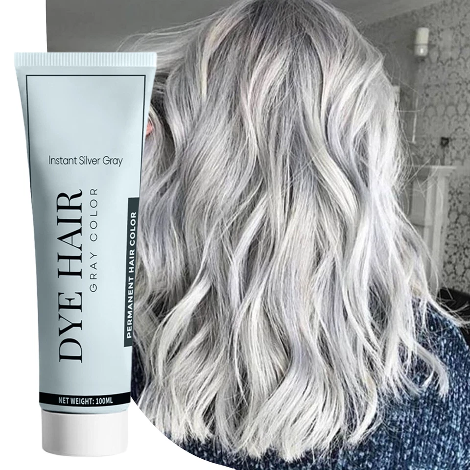 Tónico plateado color cabello gris para cabello 100 ml disfrute brillante de larga duración Foto 3 de 4