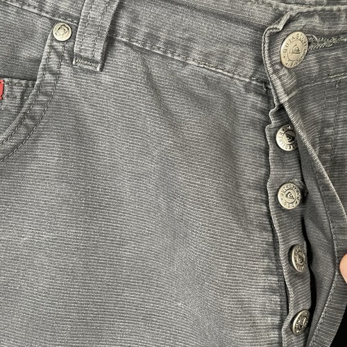 Quiksilver Mens Size W34 L30 Corduroy Trousers Y2K Baggy Skater Vintage Ink Blue - Picture 6 of 22