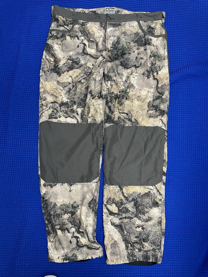 Pantalones Drake Waterfowl XL Realtree Max-5 Camuflados Exterior Caza Poliéster Forrados Foto 2 de 4