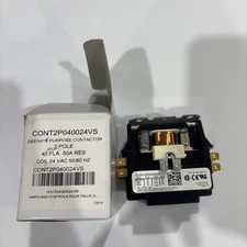 Contactor Relay 2 Pole Fits Janitrol Goodman Amana CONT2P025024VS CONT2P025024V