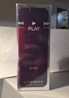 GIVECHY PLAY INTENSE FOR HER PARFUM 75 ML EAU DE PARFUM NEU VERSIEGELT