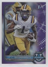 2021-22 Bowman U Chrome Prospects Purple Refractor Kayshon Boutte #35 n0c