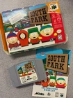 vtg SOUTH PARK N64 Nintendo game cartridge with box & manual Tested & Works!