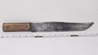 Antique Bowie "1862 S. OMSRUD" Copper Rivet Handle ~16.25" Length — photo 1