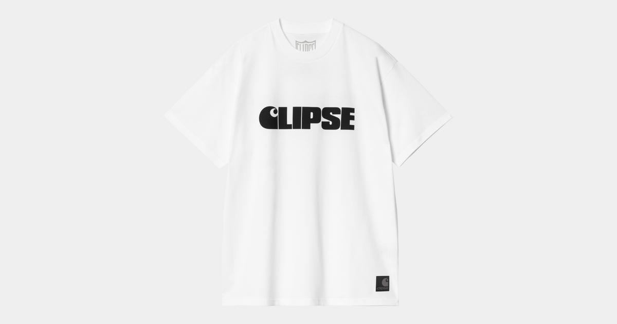 CARHARTT WIP X CLIPSE T-SHIRT WHITE SIZE M Medium Tee IN HAND NEW