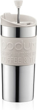 Image of BODUM Travel Press Set Coffee Maker with Extra Lid, Vacuum, Small, 0.35 Litre/ 1