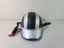 Equestrian Riding Helmet Silver/Black Adult Size  