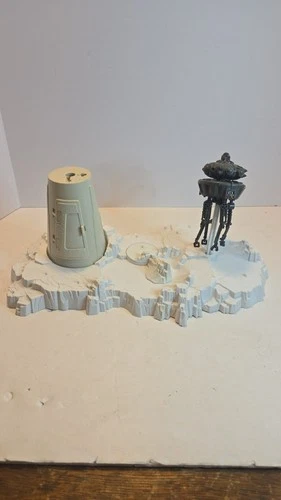 Vintage 1980 Star Wars Hoth Turret & Probot Playset Kenner ESB Incomplete