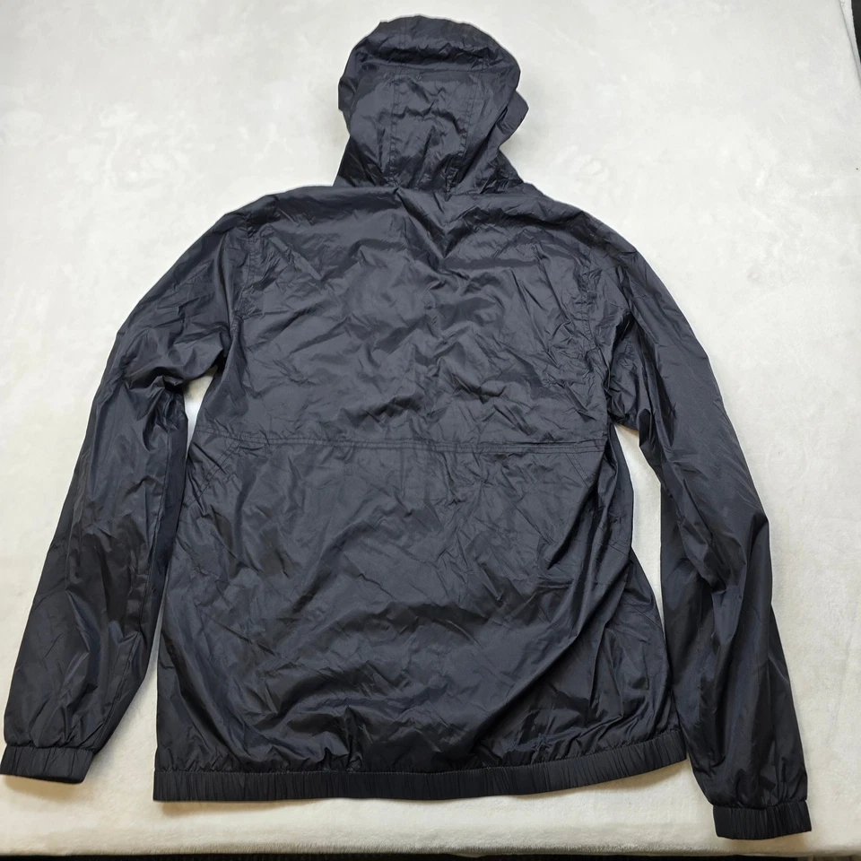 Volcom Ermont Jacket Mens Medium Black Water Resist Hooded Lightweight $98 NEW - Image 3 of 4