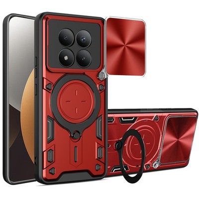 Handyhülle für Xiaomi Redmi Note 15 Pro Plus 5G/POCO M8 Pro 5G Techsuit Rot