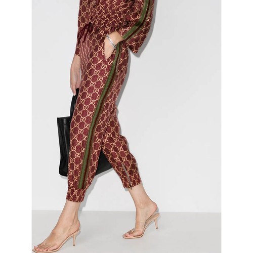 Pantaloni da pista Gucci Gg Supreme - Rosso - XS - Foto 3 di 10