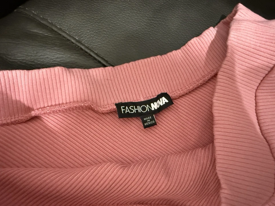 Mamelucos sin hombros arrebatados moda Nova talla M rosa Foto 3 de 4