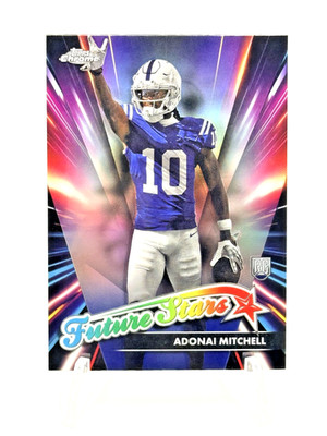 2024 Topps Chrome - Future Stars Refractor Adonai Mitchell #FS-25 (RC)