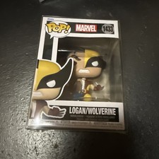 Funko Pop! Vinilo: Figura de Logan/Wolverine dividida de Marvel Comics #1433