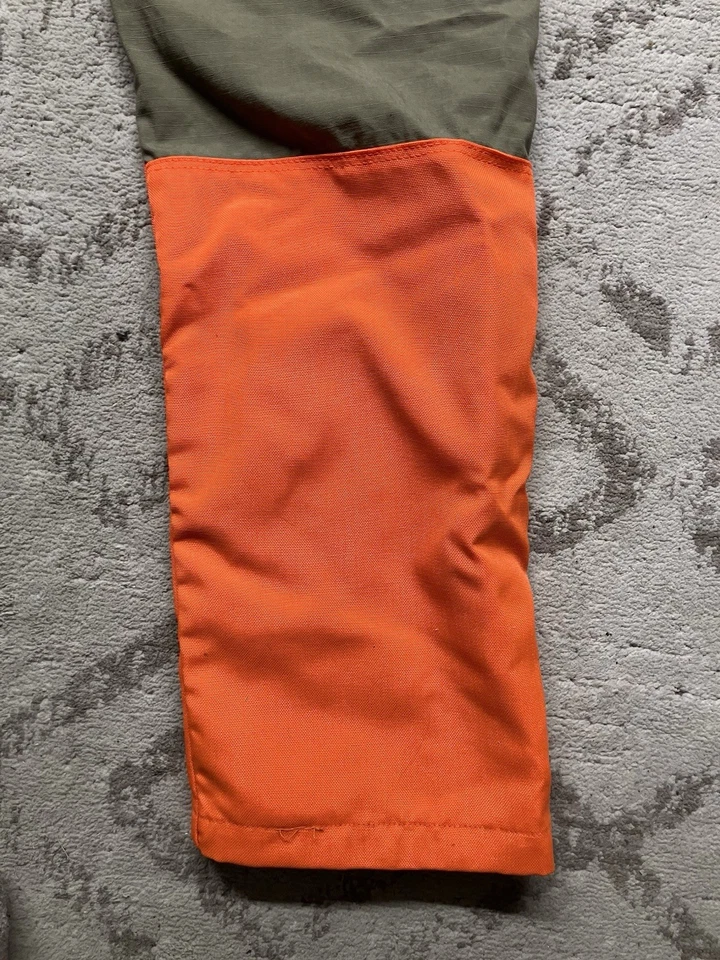 Pantalones de Colección Wrangler Pro Gear Para Hombres 36x34 Naranja Brillante Ripstop Cepillo de Caza Grueso Foto 2 de 4