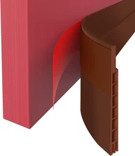 Upgraded Door Draft Stopper for Large Gap,Widened Door Sweep Seal Gap up to 1.4"