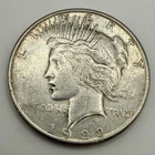 1922 P Liberty Peace US Silver Dollar Fine Condition 90% Silver
