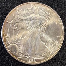 USA Silver Eagle 1998 1 oz Silber 999 American Eagle 1 Dollar #3559