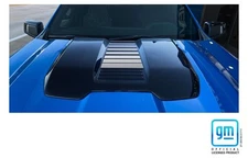 Chevy Silverado Silver Center Hood Scoop Fade Decals 2022-2026 Set of 2