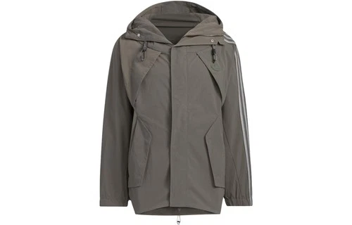 adidas Originals X Hamcus FW23 Three-Stripe Track Survey Hooded Jacket - product listing photo
